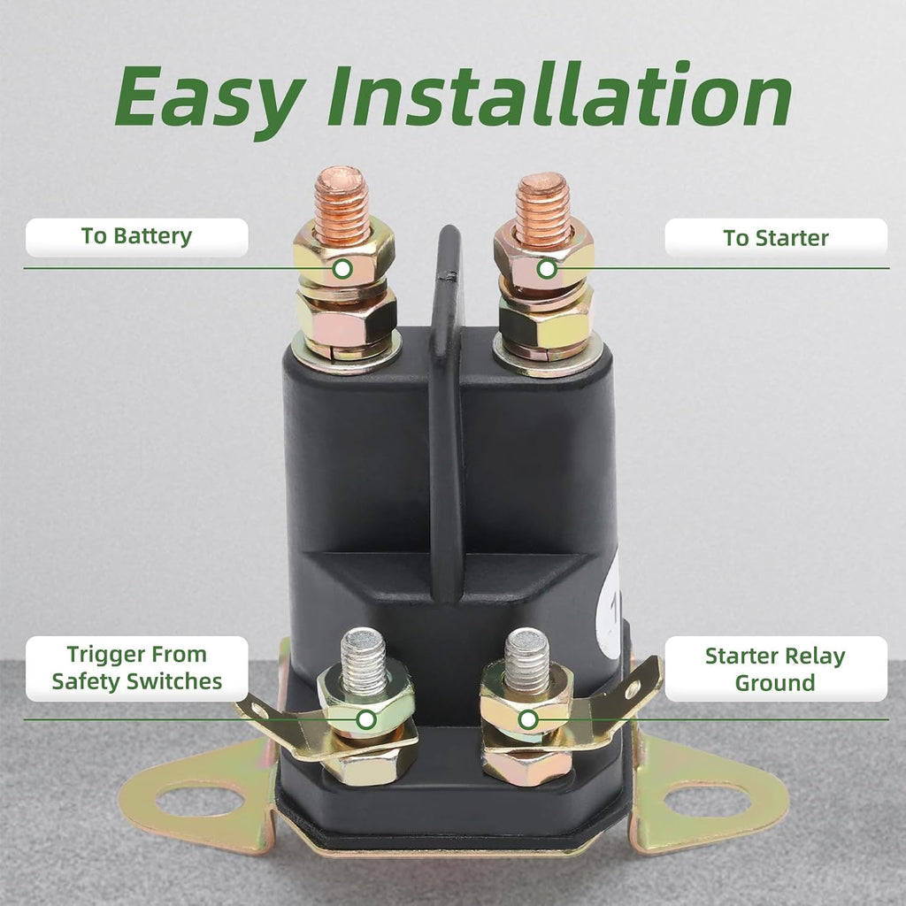 117-1197 Starter Solenoid Relay Switch 4 Pole Compatible with Briggs Stratton 192507 532192507 Engine MTD Sears and