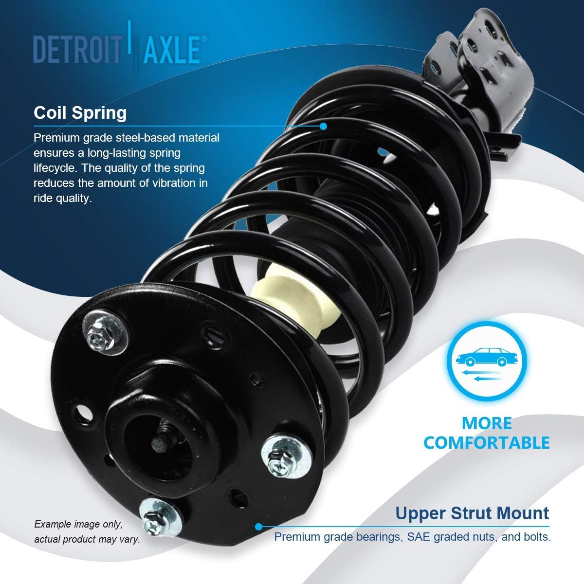 Detroit Axle - 4pc Struts Shocks for Chevy Equinox GMC Terrain Saturn Vue
