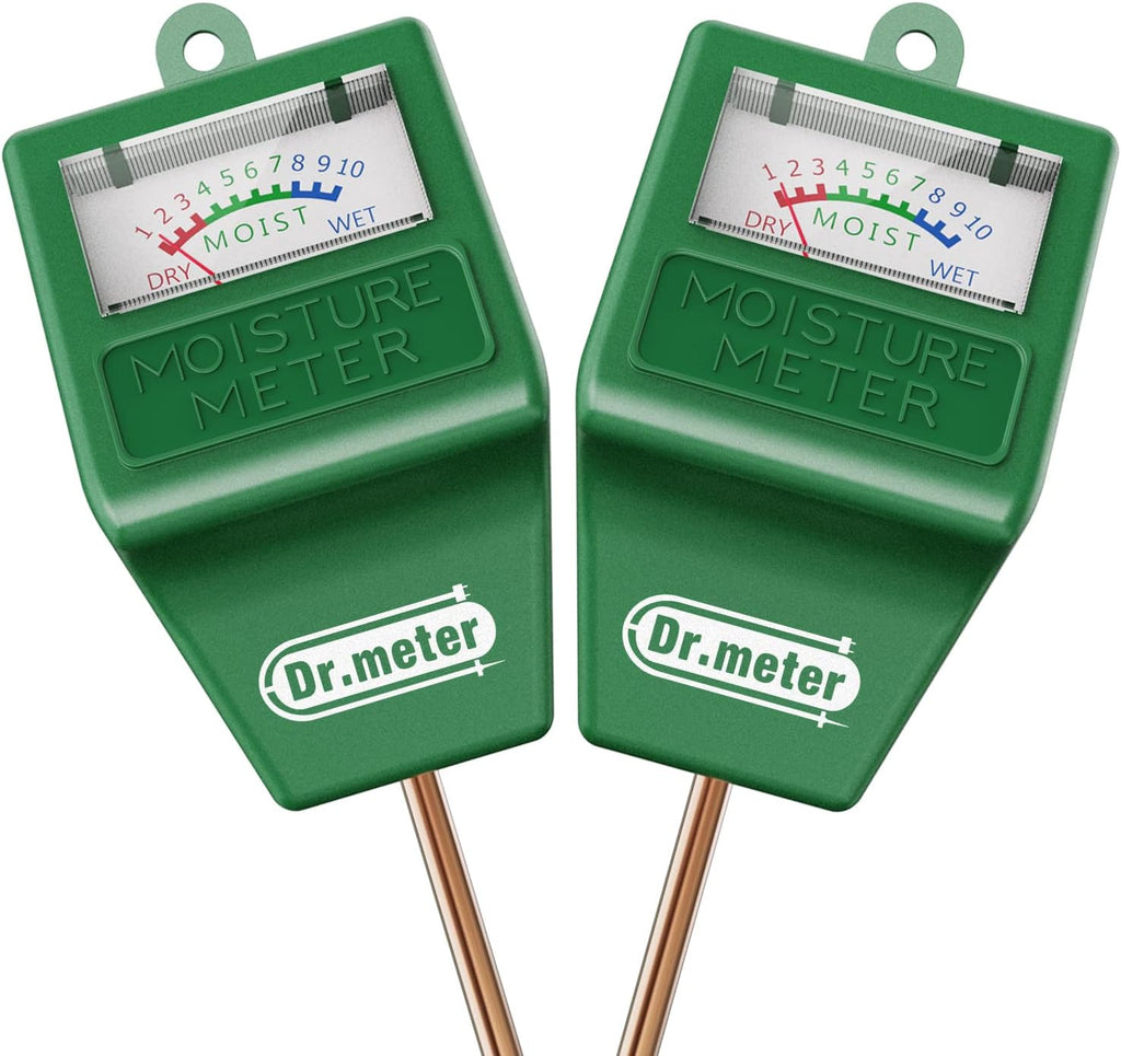 2 Packs Soil Moisture Meter Tester for Plants Indoor & Outdoor Use | Soil Tester Hygrometer Sensor for Houseplants