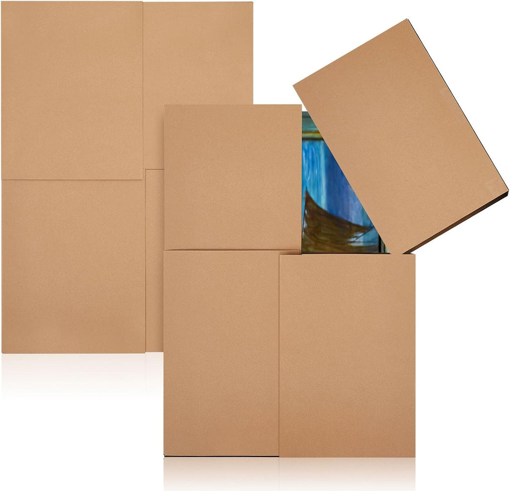 2 Set Picture Shipping Box 40" x 60" x 4" Corrugated Cardboard