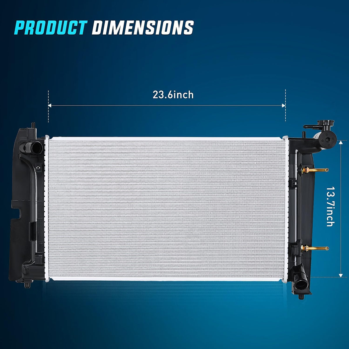 Nilight Radiator for Toyota Corolla 2003 2004 2005 2006 2007 2008