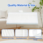 (6 Pack) C10 Replacement HEPA Filters Compatible with Eufy C10 Robot Vacuum, High-Efficiency Filter Accessories Kit