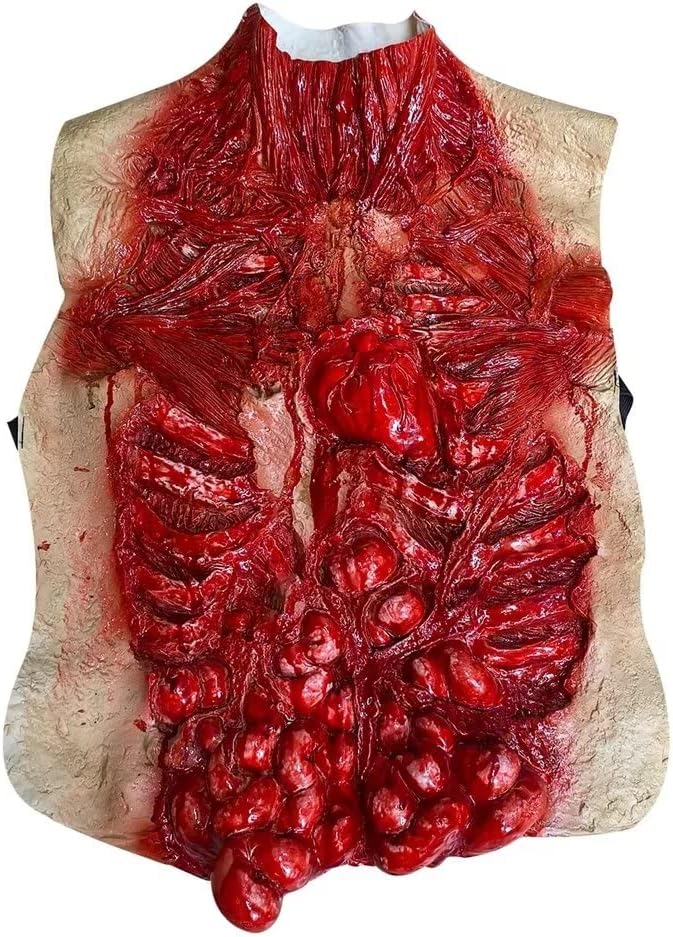 Scary Halloween Costumes Bloody Zombie Decoration Creepy Horror Cosplay Prop