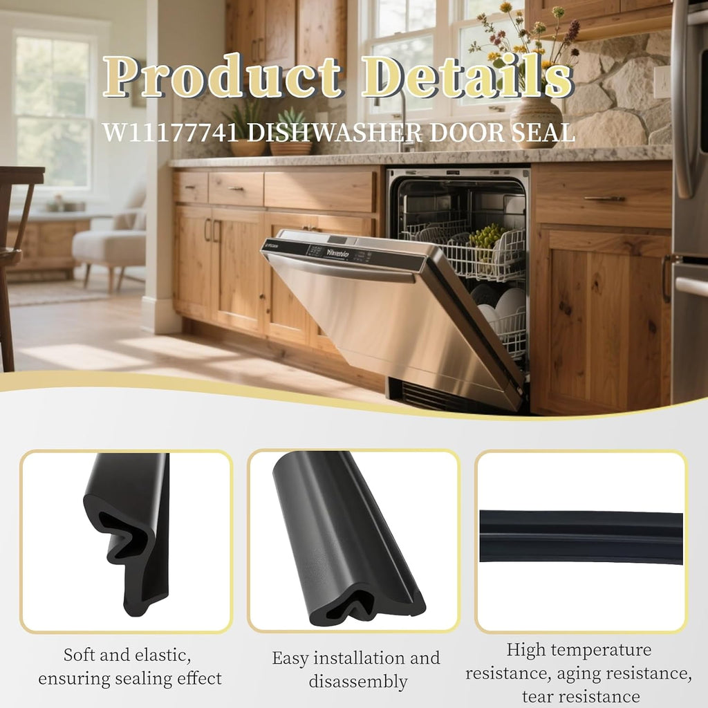 W11177741 Dishwasher Gasket Door Seal by savone