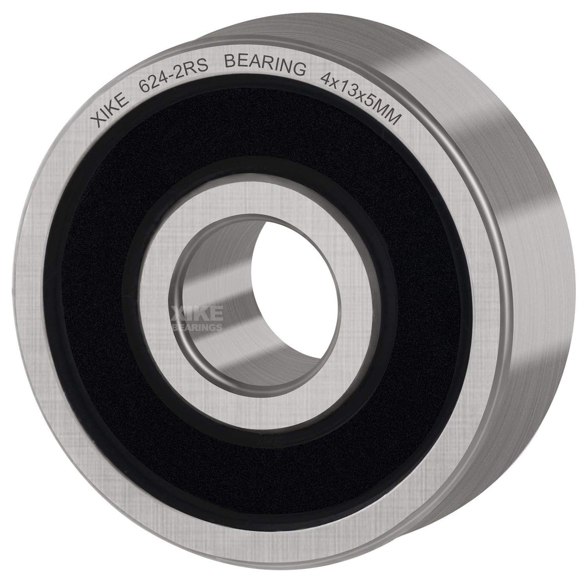 XiKe 624-2RS Deep Groove Ball Bearing, 4mmx13mmx5mm (10-Pack)