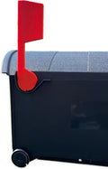 Replacement Mailbox Flag for Rubbermaid and Gibraltar Plastic Mailboxes - Installs Easily Without Any Tools