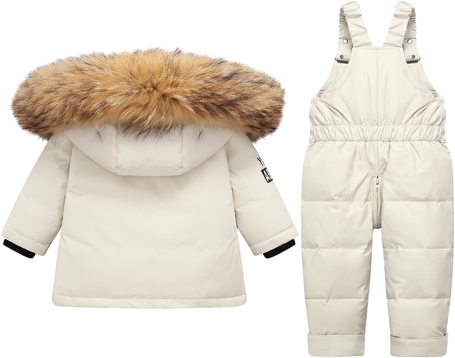 Toddler Snowsuit Girl Baby Winter Coat Bib Boy Snow Pants and Jackets | Fleece Snow Suit 1T 2T 3T 4T 5T Snowwear Kids