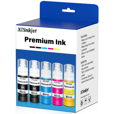 Ink Refill Bottles Compatible for Epson 522 Ink Refill Bottles Combo Pack Fits ET-2720 ET-2800 ET-2803 ET-2400