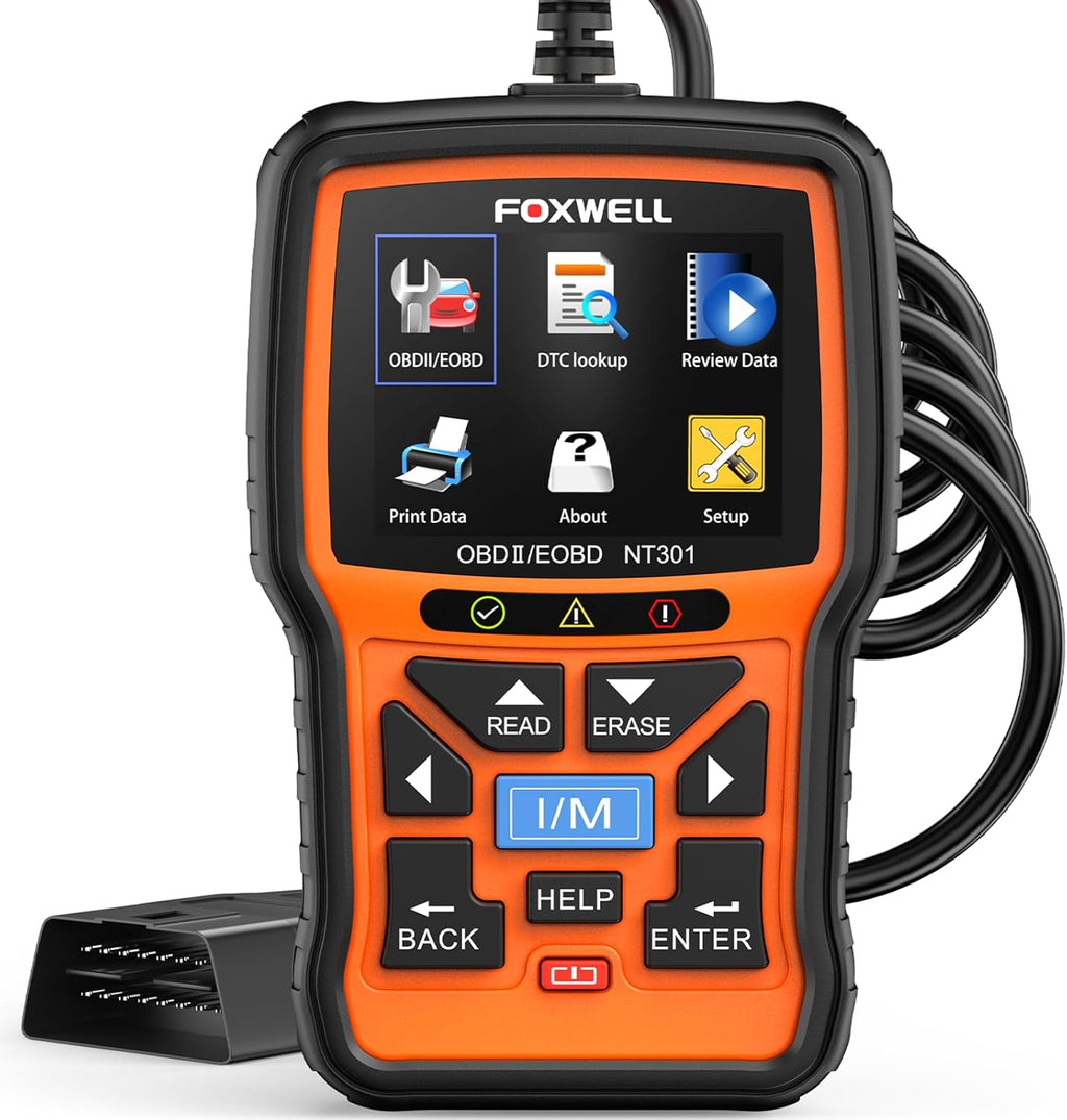 NT301 OBD2 Scanner Live Data Professional Mechanic OBDII Diagnostic Code Reader Tool for Check Engine Light