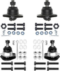 Detroit Axle - 4pc Front Ball Joints for Chevy Blazer S10 GMC Sonoma Jimmy