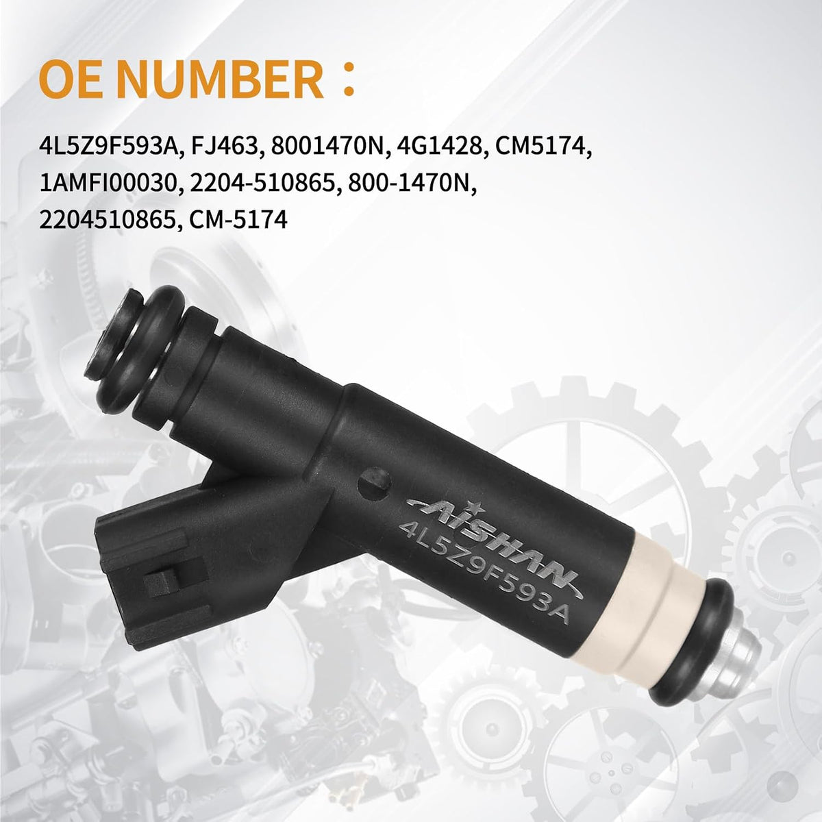 6PCS Fuel Injectors 3 Holes Compatible with Ford Ranger V6 3.0L 2002-2008