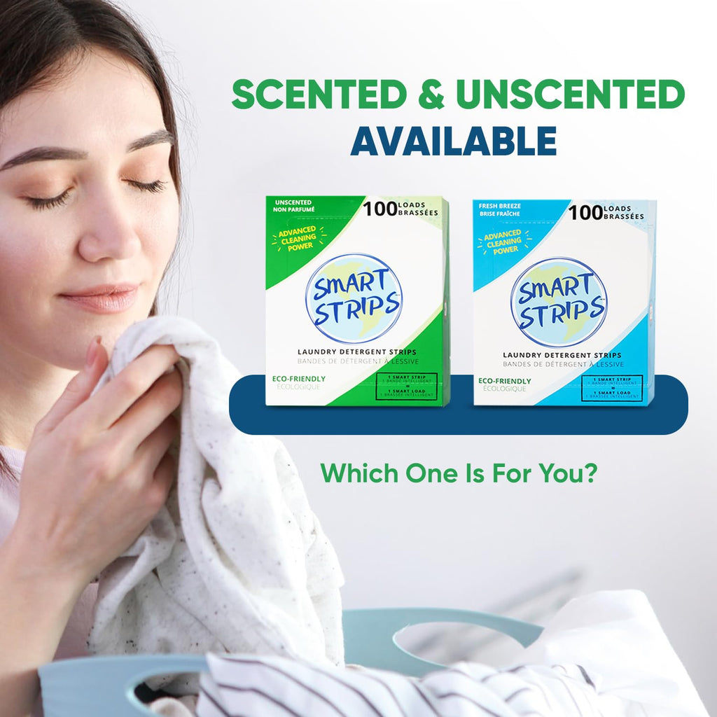 Smartstrips Unscented Laundry Strips, 100 CT