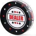 Acrylic Poker Dealer Button - Professional Casino-Grade Accessory for Home Games & Tournaments, Poker Gifts for Men