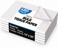 Party Solids White Tissue Paper for Gift Bags 15"X20" 480 Sheets