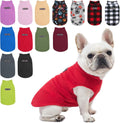 Dog Fleece Vest Sweater Winter Jacket for Small and Medium Dogs with D-Ring Leash Cold Weather Coat Hoodie for XS S M