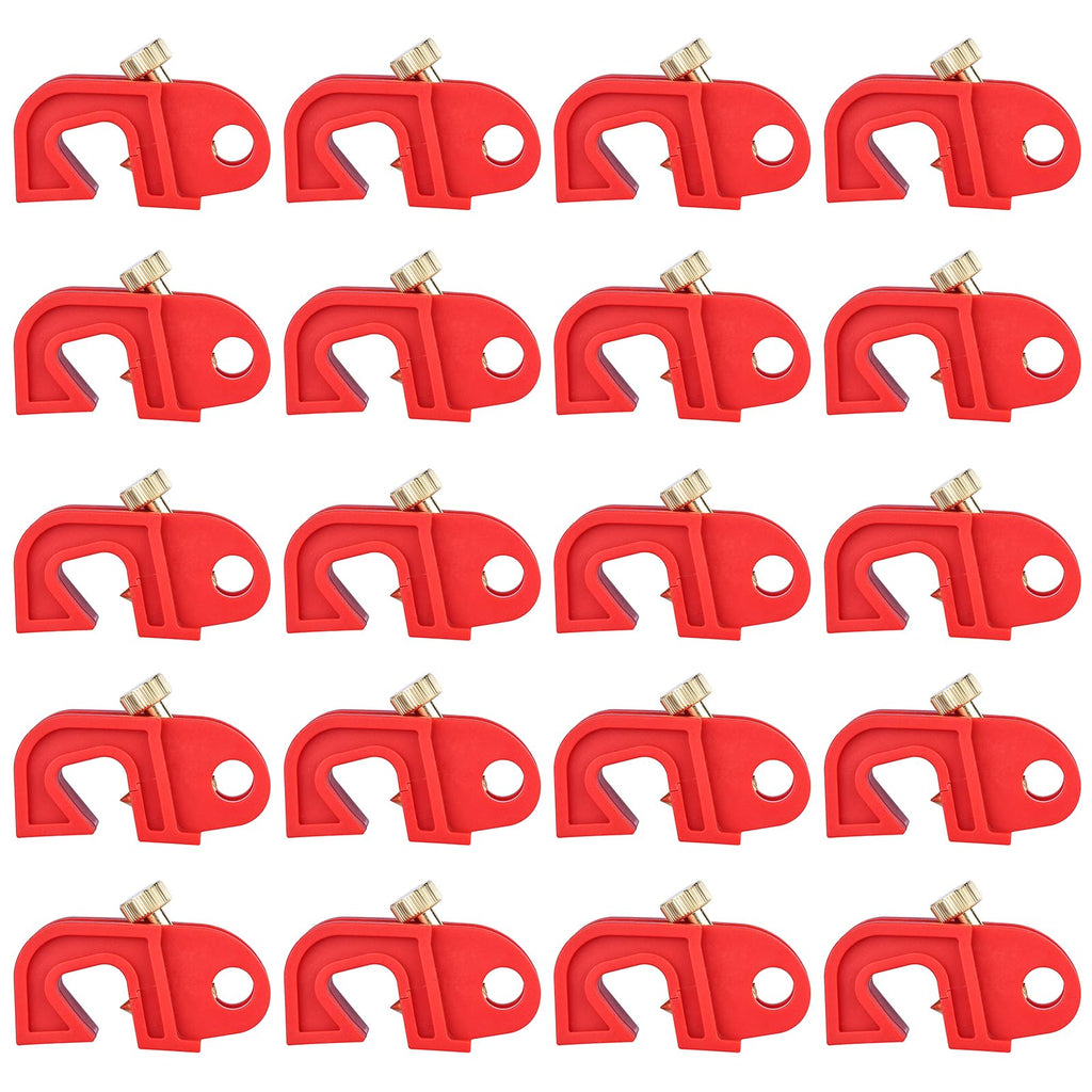 Circuit Breaker Lockout Device, 20pcs Universal Single and Multi Pole Breakers Lockout