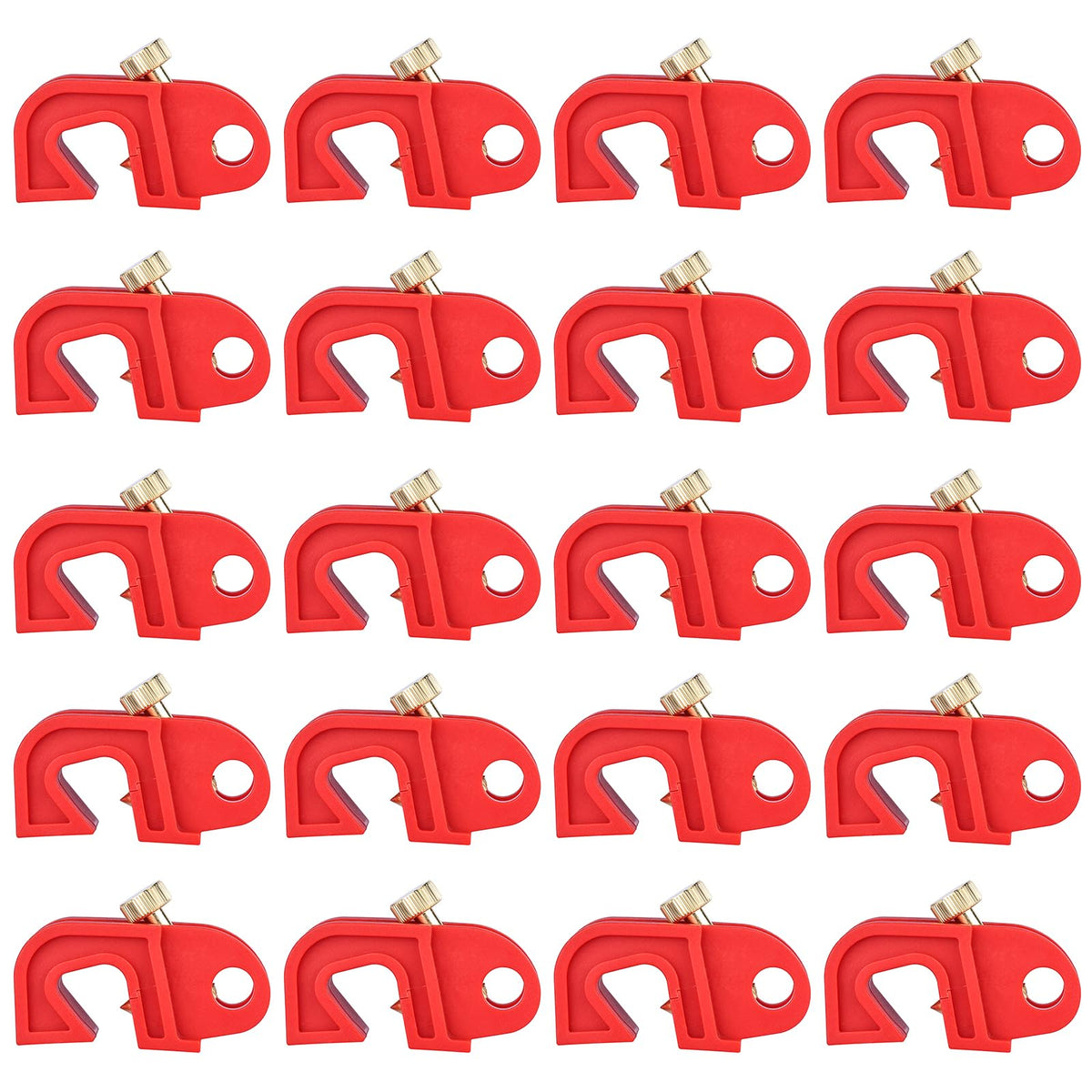 Circuit Breaker Lockout Device, 20pcs Universal Single and Multi Pole Breakers Lockout