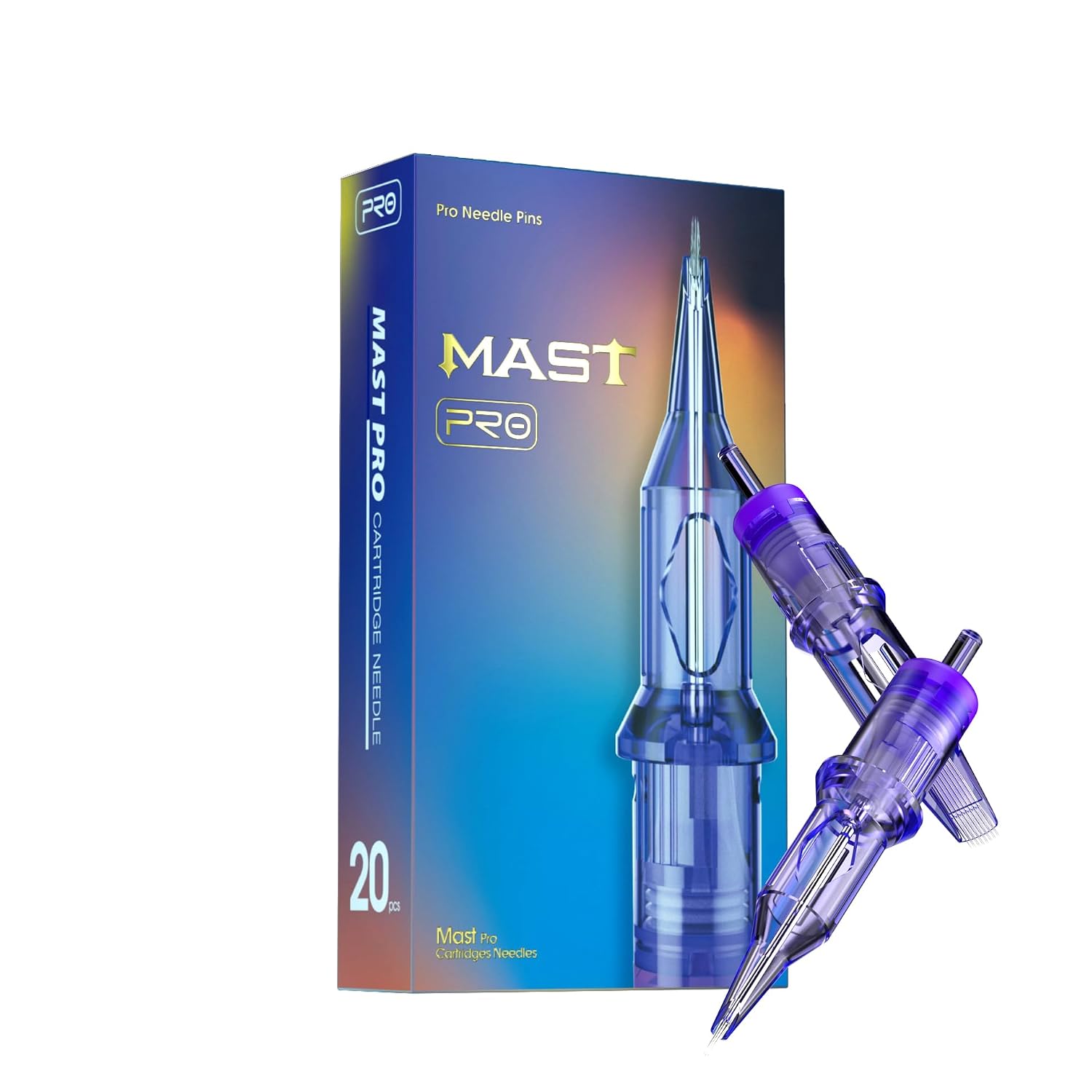 Mast Pro Cartridge Tattoo Needles Disposable 20Pcs of One Box Standard Size Round Liner 1205RL
