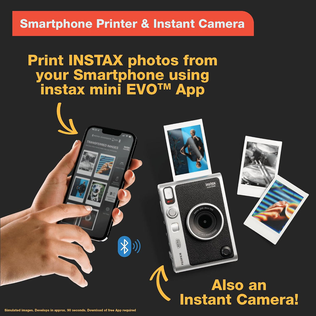 Instax Mini EVO Instant Camera - Brown