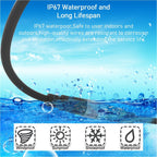M12 4-Pin Male to Female Connector Cable – Industrial Waterproof Sensor Extension Wire, A-Coded Safe Signal Cord for Automation, Robotics, Machinery