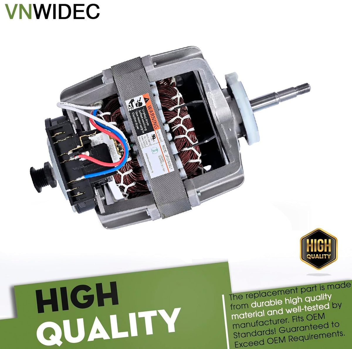 Dryer Motor for Samsung DV48H7400EW DV219AEW DV42H5000GW DV338AEB