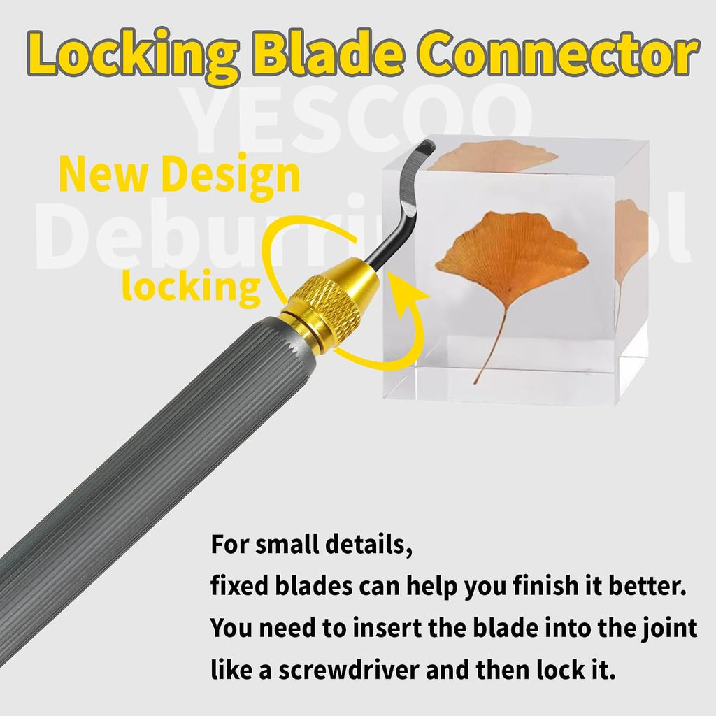 Deburring Tool 3D Printing, 10 Extra High Speed Steel Swivel Blades | Deburring Tool Double Head Anti Skid Handle