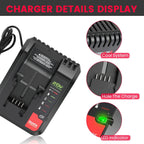 Labtec 2-Pack 6.0Ah 20V Battery PCC685L and Battery Charger Kit Compatible with Porter-Cable