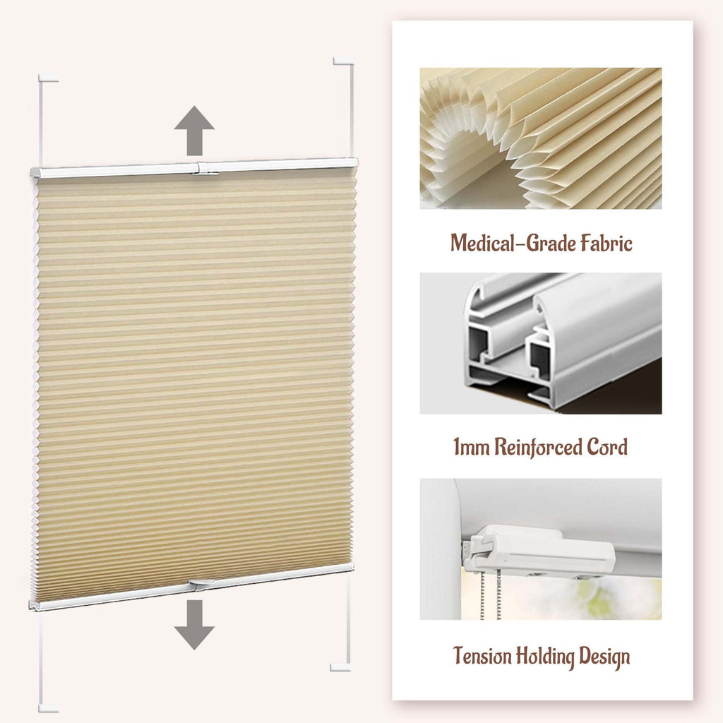 Top Down Bottom Up Cellular Skylight Shades for Ceiling & Door & Window
