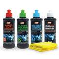 Paint Correction Compounds Step 1, 2, 3, Swirl Remover 8oz Kits, with a Towel, Silicone-Free, Clear Coat Safe Scratch
