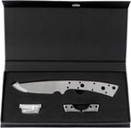 Gentleman's Companion Knife Kit - DIY Fixed Blade Knife Making Series - (Blade Blank, SS Guards & Pinstock