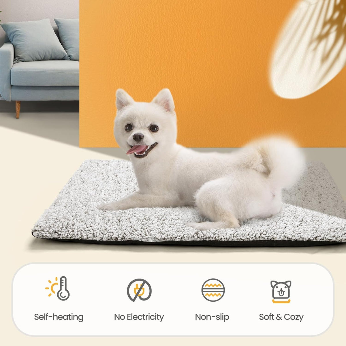Self Warming Cat Bed Self Heating Cat Dog Mat Pet Pad Extra Warm