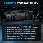 FEXON Engine Valve Cover Kit with Gaskets & Bolts Compatible with