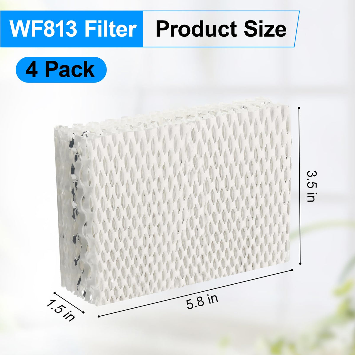 WF813 Humidifier Filter Replacement for Equate 4 Pack