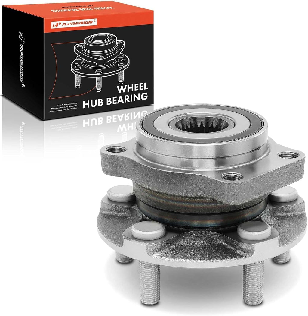 A-Premium Front Wheel Bearing and Hub Assembly with 5-Lug