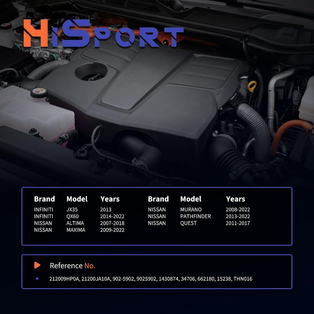 HiSport Thermostat Housing Assembly Compatible with Nissan Infiniti