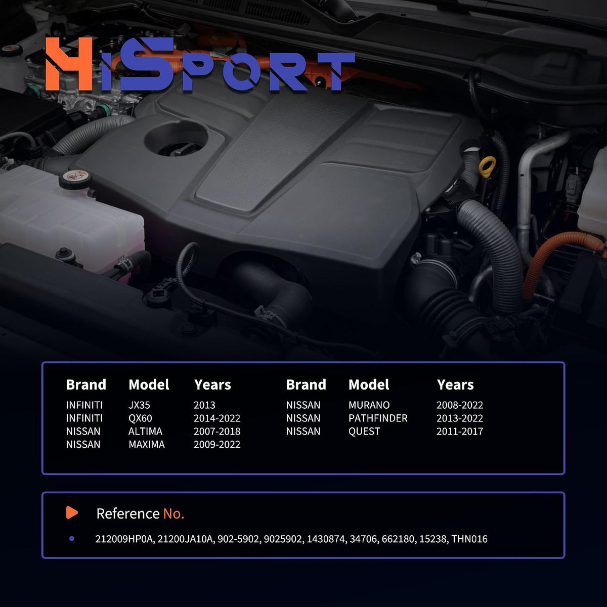 HiSport Thermostat Housing Assembly Compatible with Nissan Infiniti