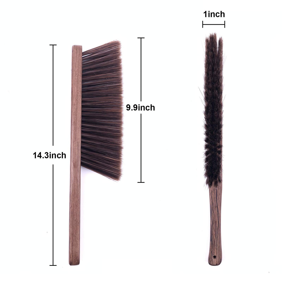 Hand Broom Cleaning Brushes-Soft Bristles Dusting Brush for Cleaning