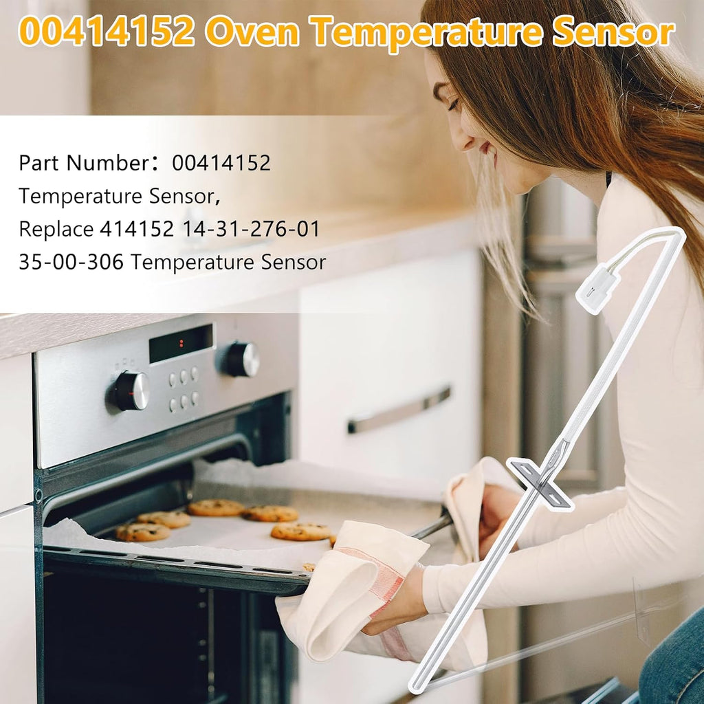 Oven Parts and Accessories 00414152 414152 Oven Temperature Sensor Kit Fits for Oven Temperature Sensor Thermador Stove Oven Ranges Parts Replacement
