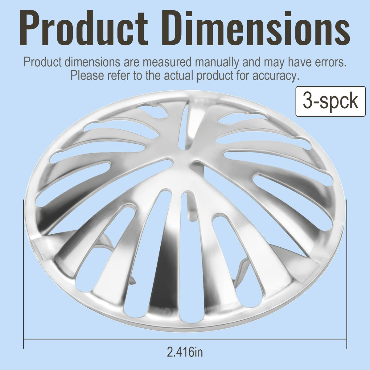 GP1217811 Snap-In Urinal Strainer 1-3/16" Replacement for Kohler (3 Pack)