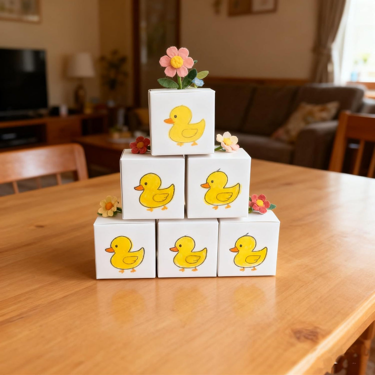 25 Pcs Small Tiny White Gift Boxes with Lids 3x3x3 inch