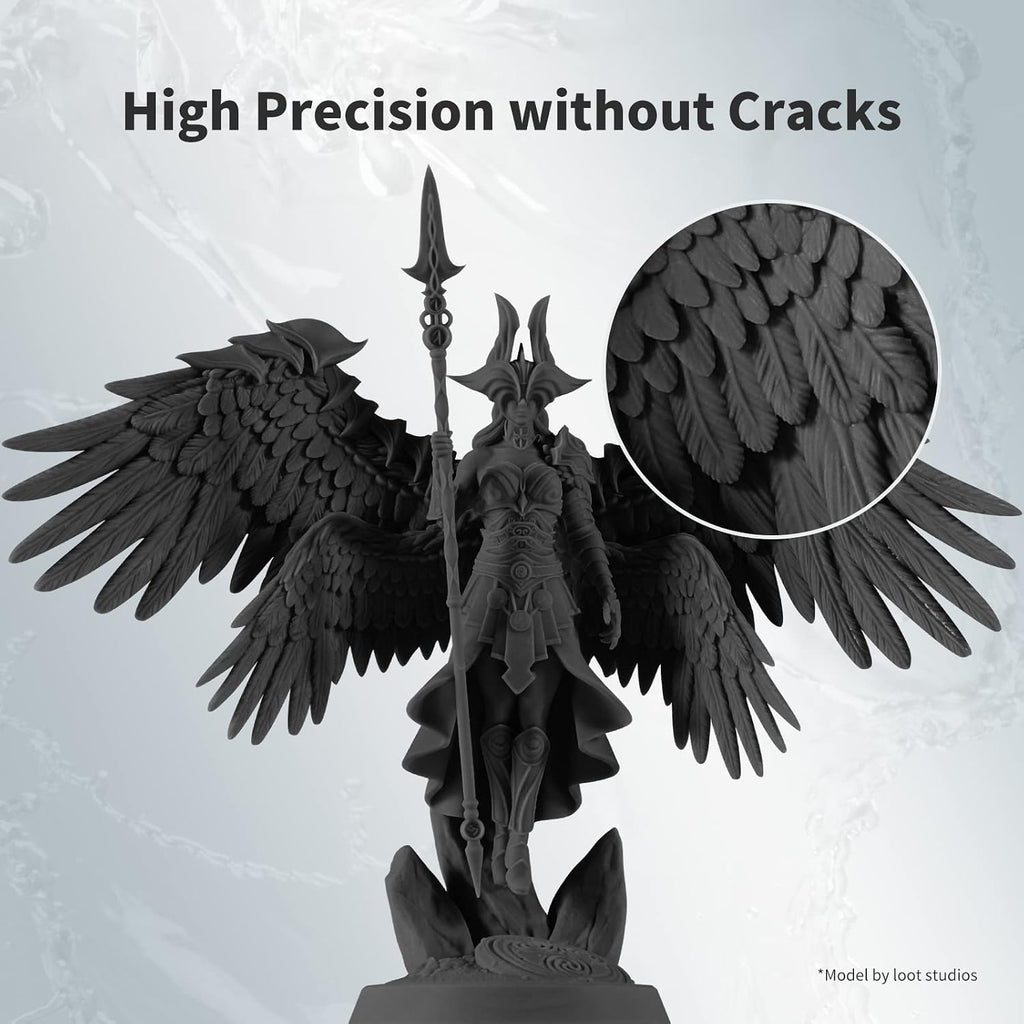 Water Washable Resin, 3D Printer Resin with Low Viscosity and Fast Printing, 405nm High Precision UV-Curing 3D Resin