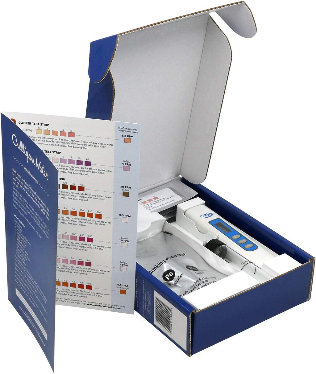 Essential Water Lab Test Kit – Comprehensive Home Water Testing for Lead, Bacteria, Nitrates, pH, Hardness, Chlorine
