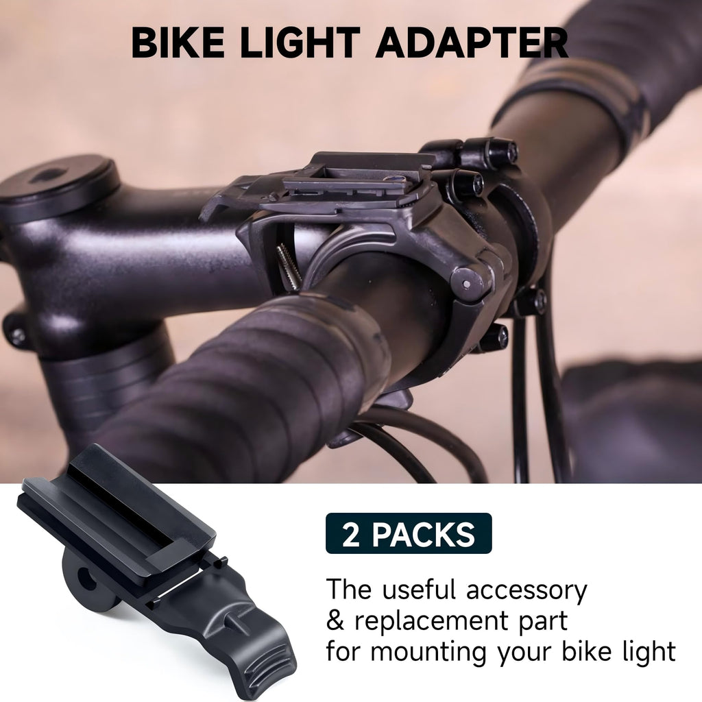 Bike Light Mount Adapter (2 Pack)