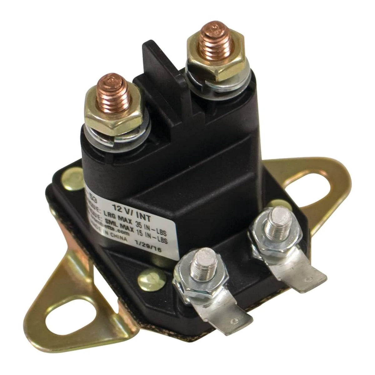 Stens Starter Solenoid 435-103 Compatible with AYP 109081X, 109446X, 109946, 145673, Husqvarna 523146154, 532109081, 532109946, 532145673, Toro 110116, 1101162, 110167, 47-1910, 740207