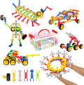 Building Blocks for Kids, 170 Pcs STEM Toys for Boys and Girls, Safe and Creative Toy for Age 3+, Educational
