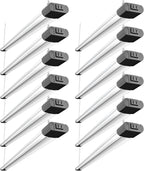 BBOUNDER 12Pack 4FT LED Shop Light, Reflector, 6500K Linkable, 40W=250W ETL