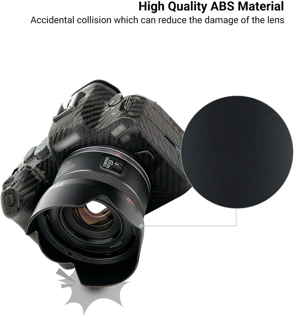 Tulip Flower Lens Hood for Canon RF 50mm f/1.8 STM on EOS R6 R5 RP R Camera, Reversible Lens Shade Replace Canon