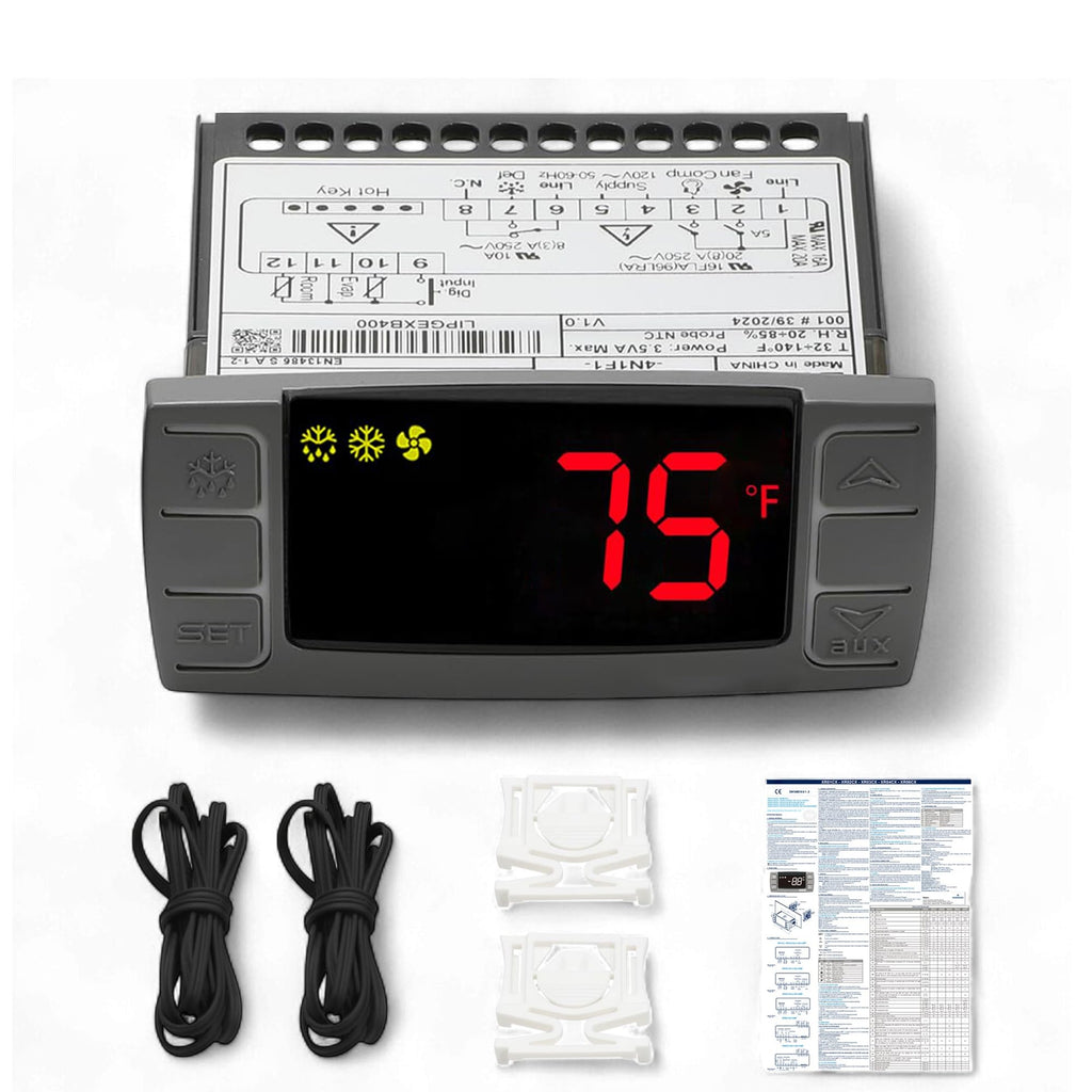 XR02CX-4N1F1 Temperature Controller Compatible with Dixell, 120V