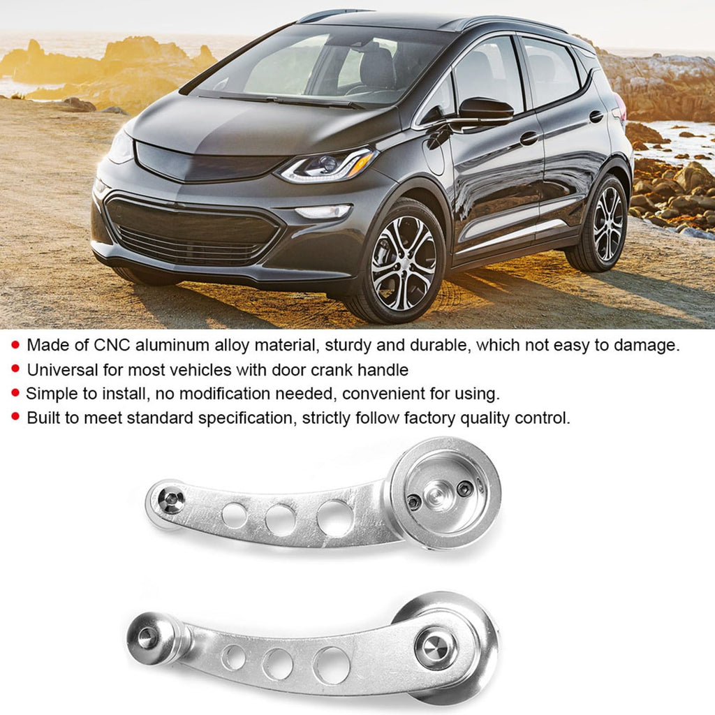 Window Crank Handle Kit CNC Aluminum Alloy Material 3in