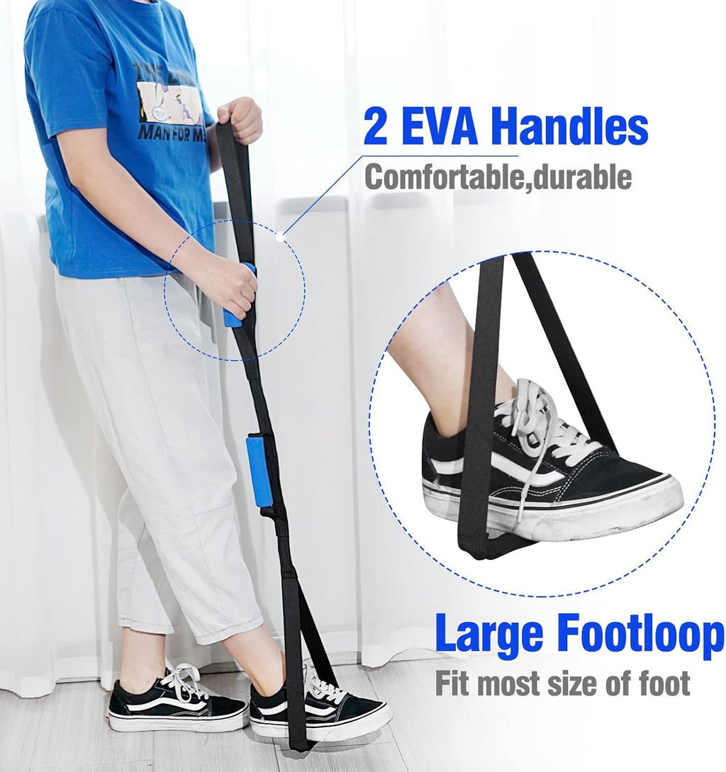 42 Inch Leg Lifter,Leg Lifter After Hip Replacement with Large Foot Loop,Mobility Aid for Disables and Elderly,Leg